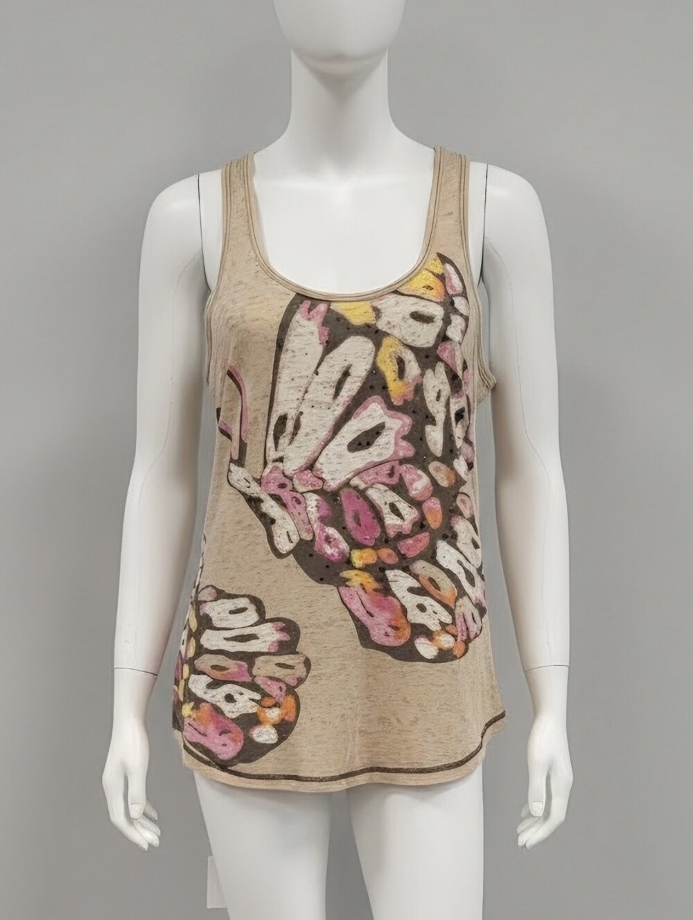 Vintage Y2K Almost Famous butterfly burnout Tank top.Medium size.